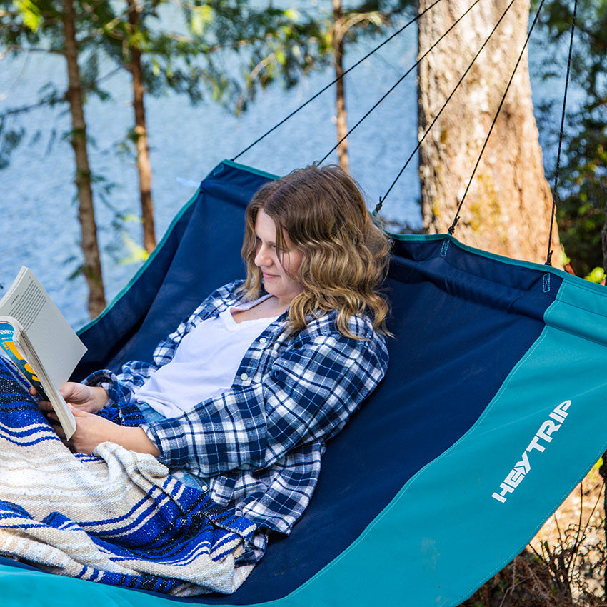 春のコレクション Camping Hammock Outdoor Portable Nylon Person 2