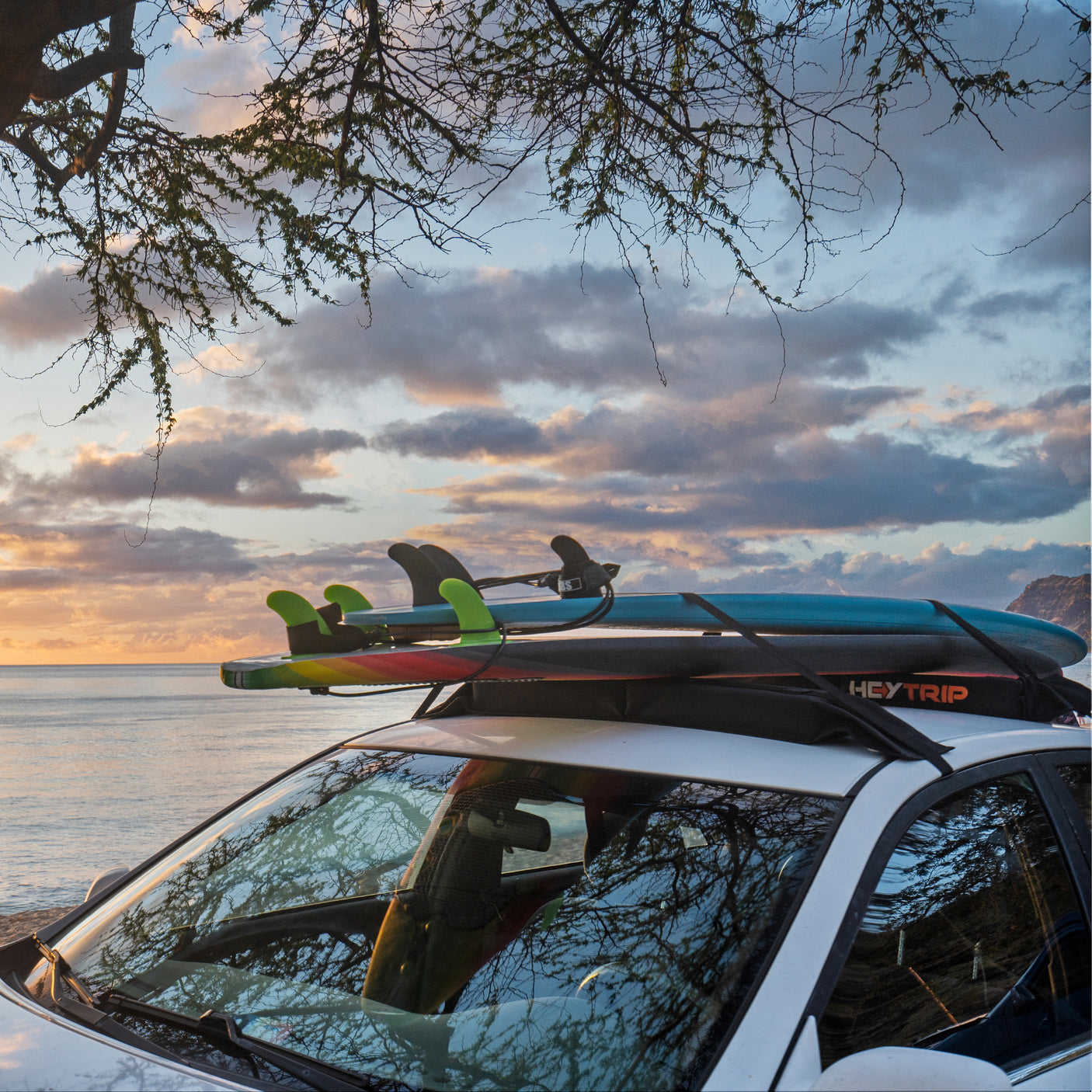 Universal Car Roof Luggage Soft Rack Pads for Kayak/Sup