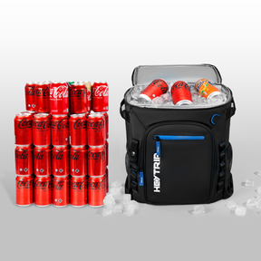 HEYTRIP® Leakproof Camping Cooler Backpack, 36/54 Cans-Black