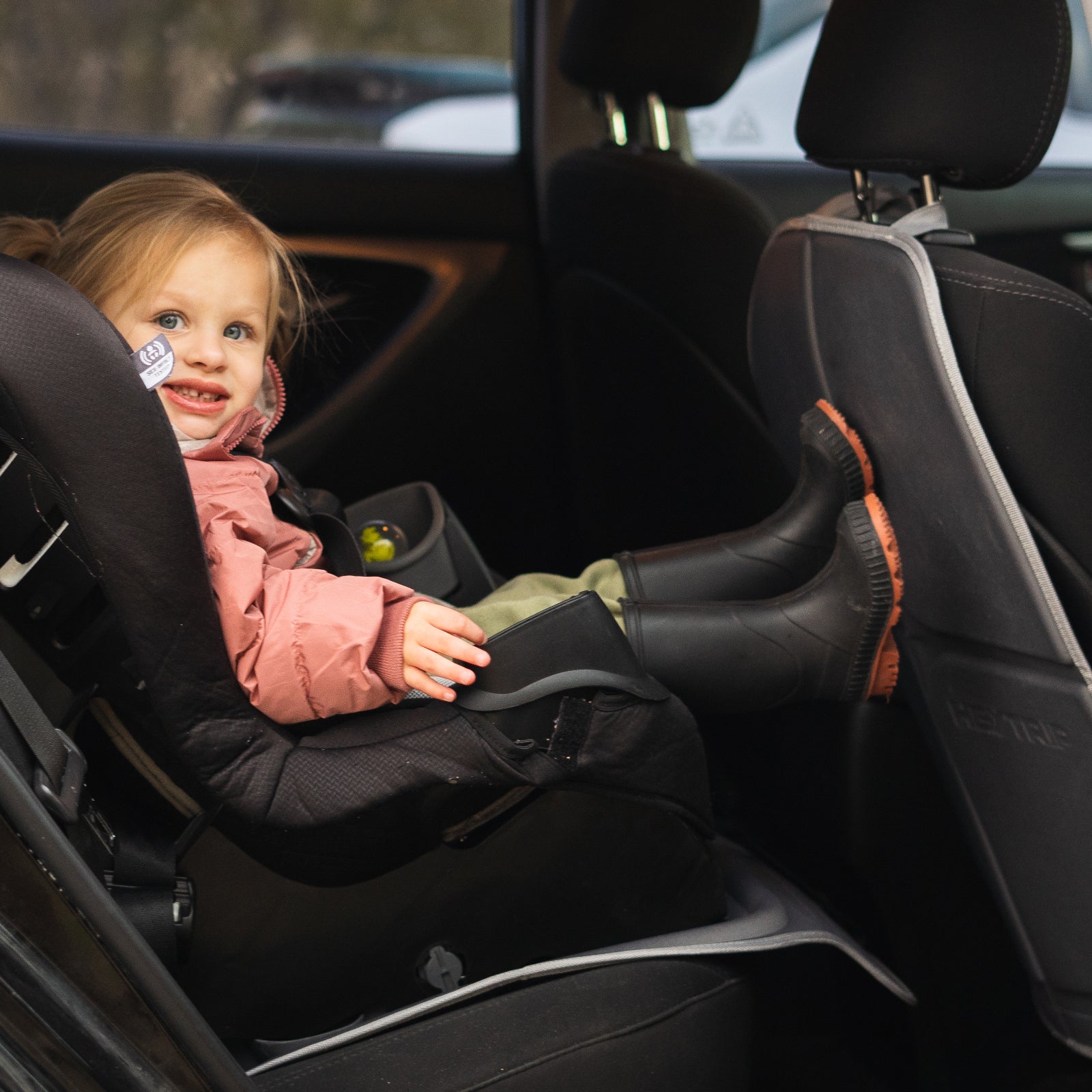 Car seat kick outlet mat