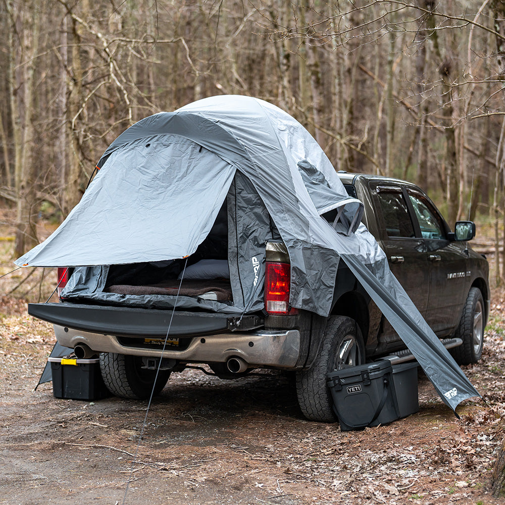Guide Gear Full Size Truck Tent for Camping, Camp Tents for Pickup Trucks,  Fits Truck Bed Length 79-81, Waterproof Rainfly Included, Sleeps 2 